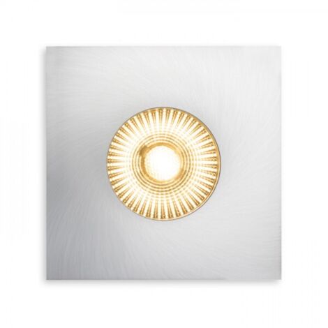 Reality Leuchten R82941107 - Faretto LED a 1 Luce in nichel opaco con