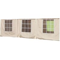 SEITENTEIL SET GAZEBO CAR PORT MAGNUM MT.3X6 WEISS