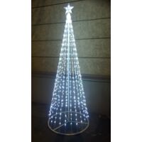 WEIHNACHTSBAUM STYLE BASIC 576 LED MIT STERN HÖHE 2 MT 12V KALTWEISS
