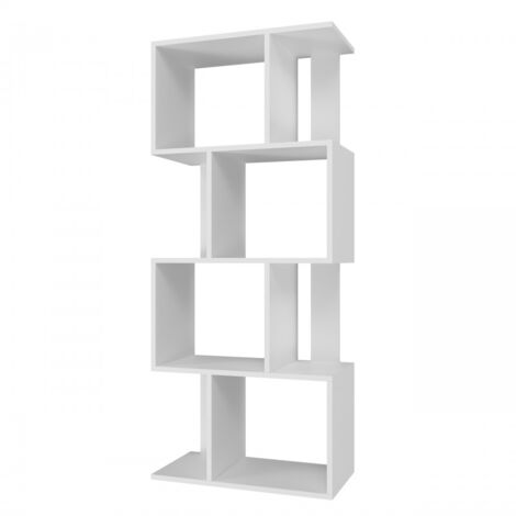 GILDA - Modular bookcase, modern style - Dimensions 59.5x30x140 cm - Room divider (1/4)
