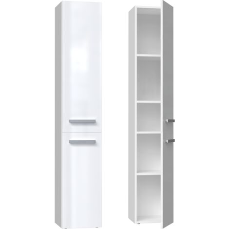 KOMMA - 2 door bathroom cabinet - 31x30x174cm - Bathroom storage column