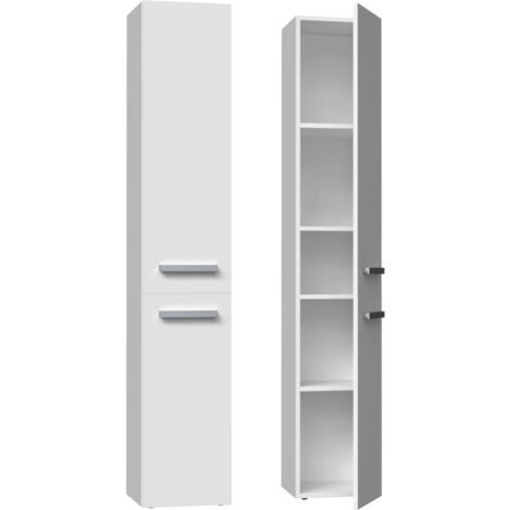 KOMMA - 2 door bathroom cabinet - 31x30x174 cm - Bathroom storage column