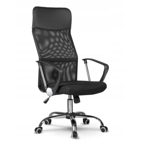 NIME - Ergonomic armchair with armrests - Adjustable height - Reclining backrest - Ventilated mesh fabric (1/4)