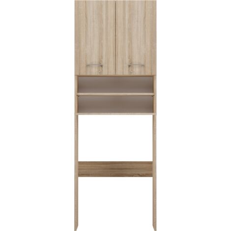 FLORENCE Contemporary bookcase 5 niches living room/office/bedroom 30x60x182 Multifunctional storage unit (1/5)
