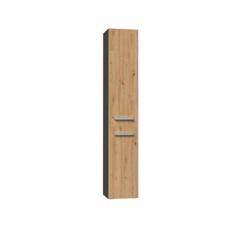 KOMMA - 2 door bathroom cabinet - 31x30x174 cm - Bathroom storage column