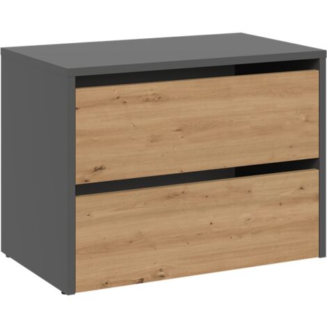 MONZ - Modular shoe cabinet - Dimensions 60x36x44 cm - 2 folding doors (1/5)