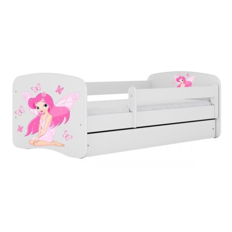 HAPPY - Fairy bed 140 x 80 cm base + mattress + drawers