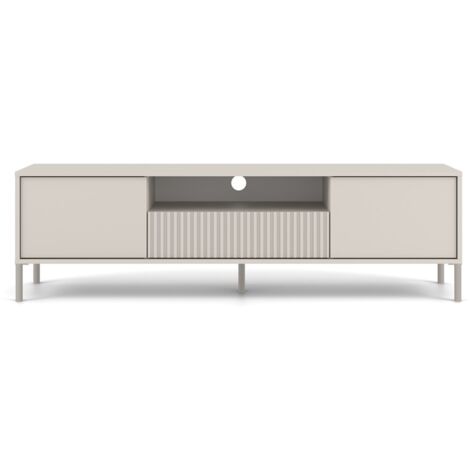 Kamaro 160 Slim Cashmere TV Stand 160 Cm Modern Bedroom Frame (1/5)