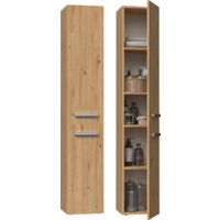 KOMMA - 2 door bathroom cabinet - 31x30x174 cm - Bathroom storage column