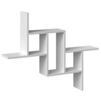 HILLY - Modern wall shelf - Dimensions: 85x15x73.5 cm - Wall storage unit