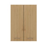 NELLIO - Wall mounted mirror cabinet - Bathroom wall cabinet - Dimensions 64x30x90 cm - Bathroom storage