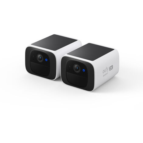 Caméra de surveillance extérieure sans fil solaire 2 Pack – Résolution 2K – Wi-Fi 2,4 GHz – Alimentation solaire pour sécurité économique – Eufy (1/10)