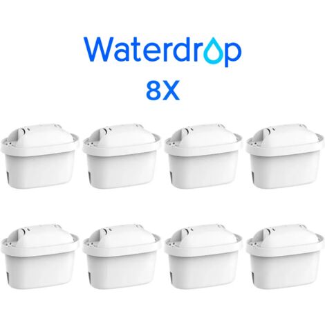 Lot De 7 Cartouches Filtrantes Waterdrop Compatibles Brita Maxtra+ & Maxtra Pro - Filtre à Eau - Réduction Chlore & Calcaire