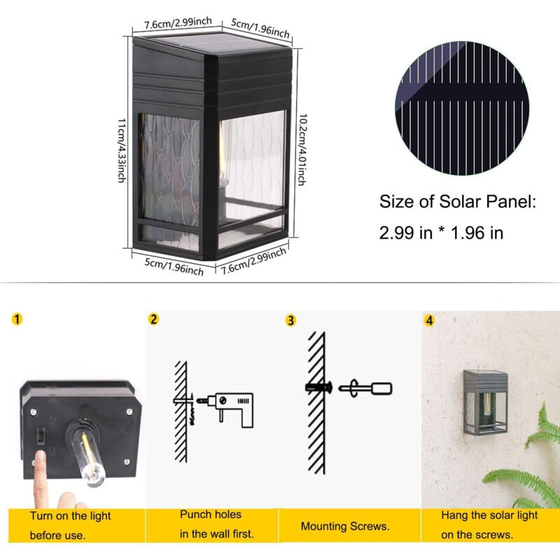 Solar Deck Lights, Dusk Till Dawn Outdoor Lights Solar Power, Cool White Ground Lights, IP65 - View #13