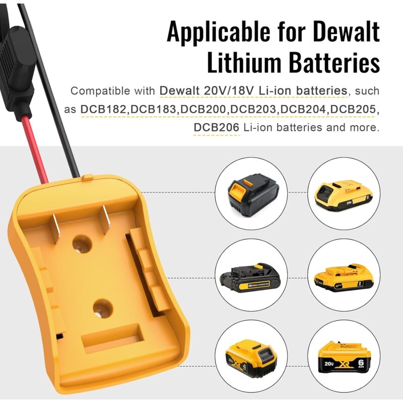 Dewalt Power Wheels Adapter 20v 20V Power Wheels Battery Adapter