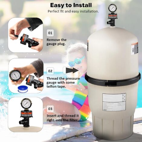High Flow Manual Pressure Reducing Valve 98209800 Replacement Pool and Spa Filter Assembly
