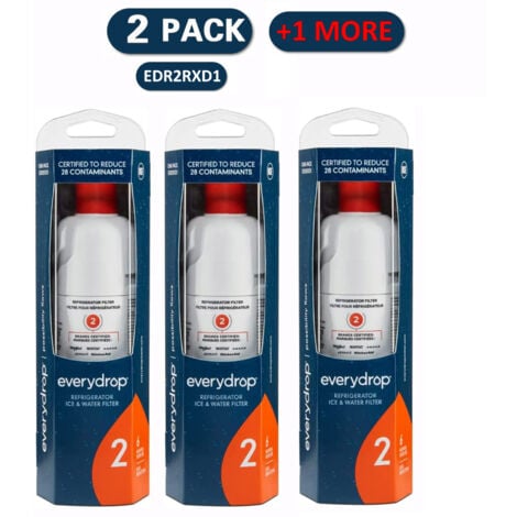 Pack Of 3- EveryDrop Water Filter 2 EDR2RXD1 W10735425 Authentic, hotsell NEW SEALED