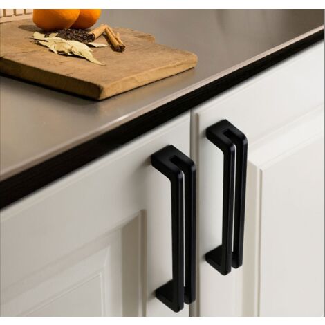 10Pcs Furniture Handle center distance 96mm black kitchen door handle  furniture bar handle black kitchen handle for Doors, Windows, Drawers, Cabinets, Refrigerators