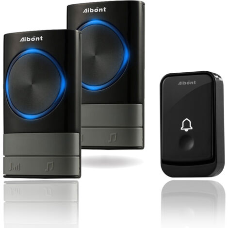 Wireless Doorbells, 45 Melodies 5-Volume Levels, IP55 Waterproof