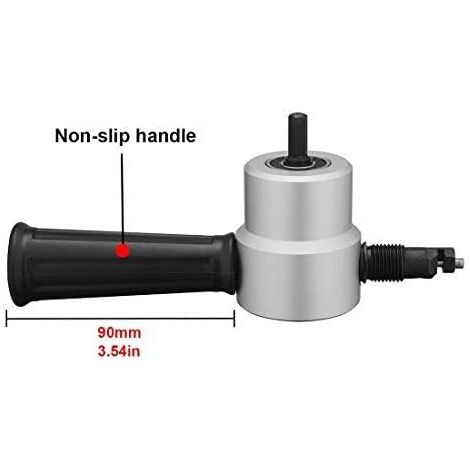Drill Attachment Metal Punching and Shearing Tool Set, Double Ended Sheet Metal Punching and Shearing Tool for Sheet Metal Production, Aluminum Alloy Materials