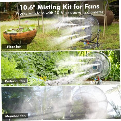 Misting System, 16.4ft Long Misting Kit, Water Cooling System with ...