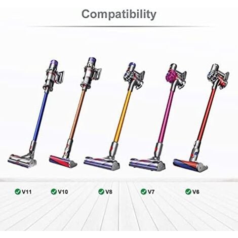 4pcs Dog Cat Grooming Brush Set Grooming Attachment and Extension Hose for Dyson V11 V10 V8 V7 V6 Vacuum Cleaner