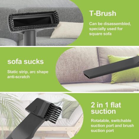 Pack of 6, Vacuum Cleaner Brush Set - Vacuum Cleaner Nozzle Set, for Philips Midea