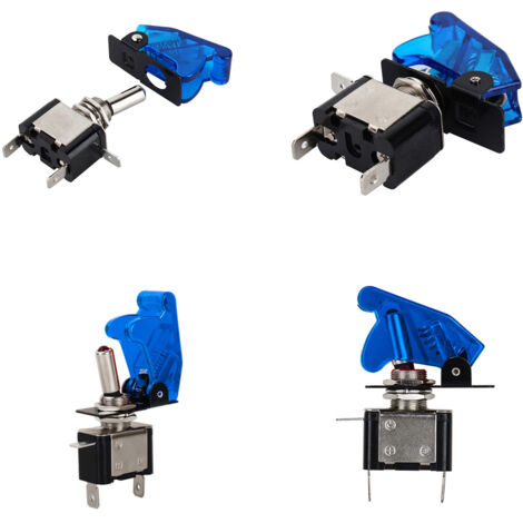 4 Pack, Car Rocker Switch, 12V Metal Switch LED Light Rocker Switch ...