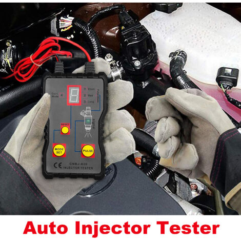 Fuel Injector Tester and Adapter for Diagnosing and Cleaning Injectors DIY Cleaning Tool Kit (Injector Tester + Adapter)