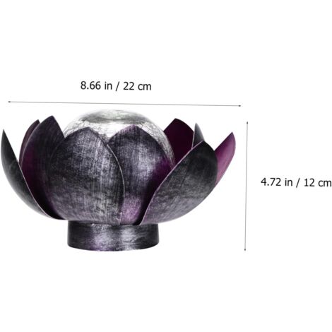 Solar Garden Light Outdoor, Amber Spherical Crackle Glass Decoration, Waterproof LED Floral Lamp, Suitable for Courtyard, Lawn, Passage, Table, Floor (Purple)