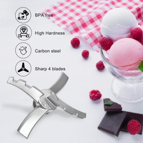 Stainless Steel Replacement Paddle Blade Compatible with Ninja Creami
