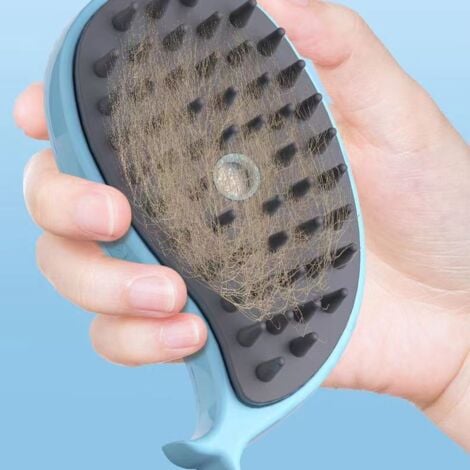 Cat Steam Brush, 3 In 1 Cat Steam Brush, Cat Steam Brush, Cat Grooming Brushes, For Dogs Cats Effectively Remove Hair Tomentosis Undercoat Tangles