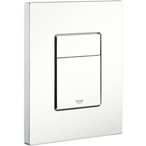 For Grohe Skate Cosmopolitan toilet flush plate, white (38732SH0)