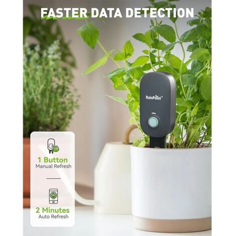 RAINPOINT Soil Moisture Meter, Two in One Soil Temperature and Moisture Tester