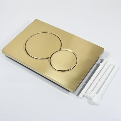 For Geberit Sigma01 - SIgma01 actuation plate, brushed gold 115.770