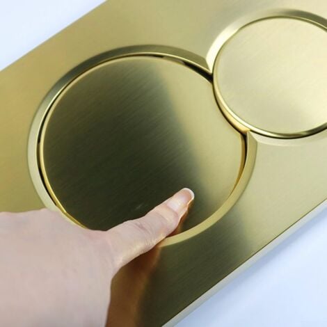 For Geberit Sigma01 - SIgma01 actuation plate, brushed gold 115.770