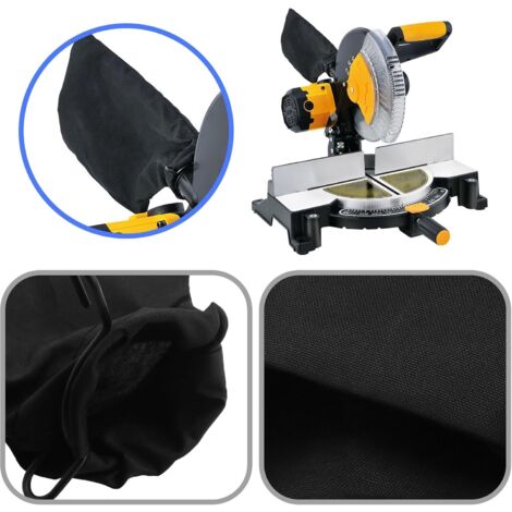 Dust bag for model 255 miter saw, 9" black dust bag with zipper and wire holder, with air outlet 02149