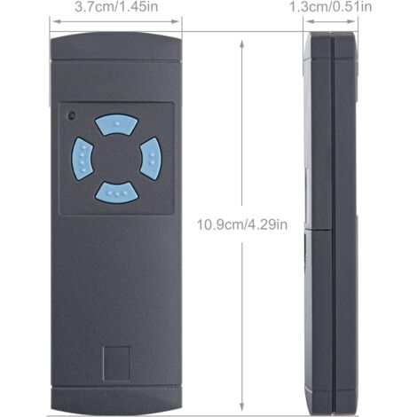 868MHz Garagentor Fernbedienung Duplicator - Kompatibel Mit Hörmann HS Serie