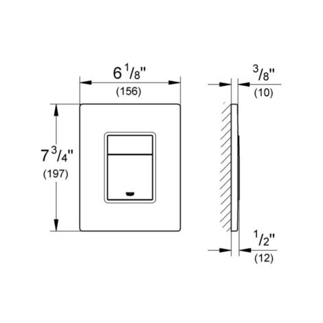 Grohe Skate Cosmopolitan Flush plate (38732DL0)