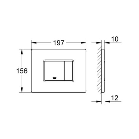 Grohe Skate Cosmopolitan Flush plate, Warm Sunset (38732DA0)