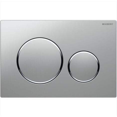 Geberit Duofix Sigma 20 WC flush plate matt chrome (115.882.KN.1)