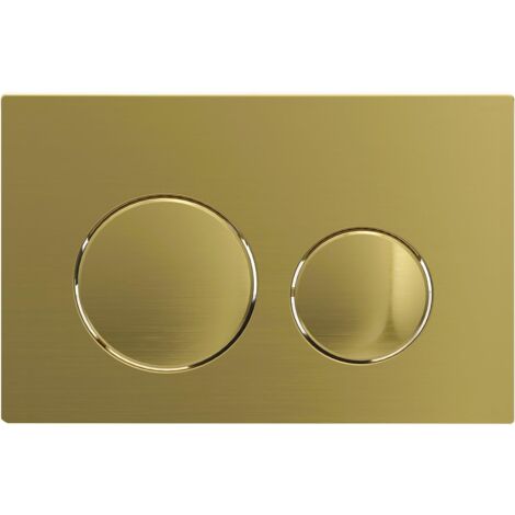 Applies to Geberit Sigma20 flush plate for dual flush: gold
