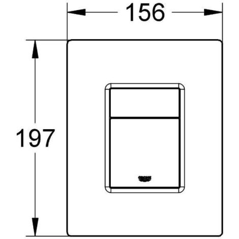For Grohe sink actuator plate Bright gold 38732GL0