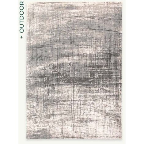 GRIFF DESIGN - TAPPETO MODERNO MAD MEN - Prodotto in Belgio - Tessuto piatto jacquard meccanico - Rifinito a mano - Antiscivolo naturale - 85% Cotone - 15% Poliestere - Jersey Stone - 80 x 150 CM (1/5)