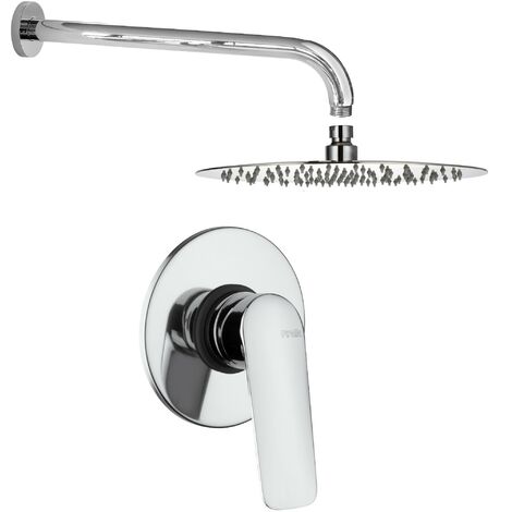 Duschset Komplett Mit Brausekopf, Handbrause & Mischer – Praktisches Komplett-Set Für Die Dusche