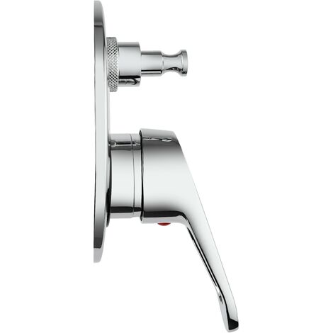 ENKI Thermostat Duschmischer – Verdeckt Mit Umsteller, Chrom, Für 2 Auslässe, 1 Jahr Garantie