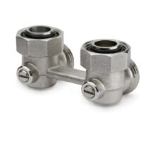 Zweirohr-H-Ventil, Eckmodell, 3/4"F-Anschlüsse APM 346CP 020 3/4" x 3/4" EK