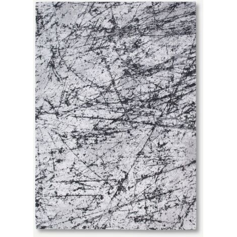 Design stellaire - Tapis contemporain Mad Men - Blanc cosmique - 80 x 150 CM (1/5)