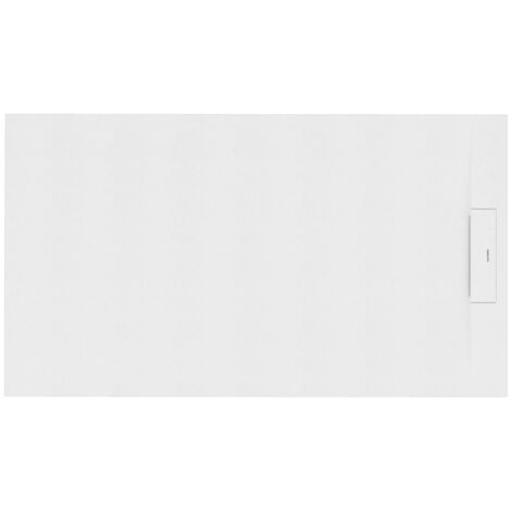 SIENA - Receveur de douche 110x80cm Blanc - Antidérapant - Résistant & design - Disponible en plusieurs dimensions et coloris (1/2)