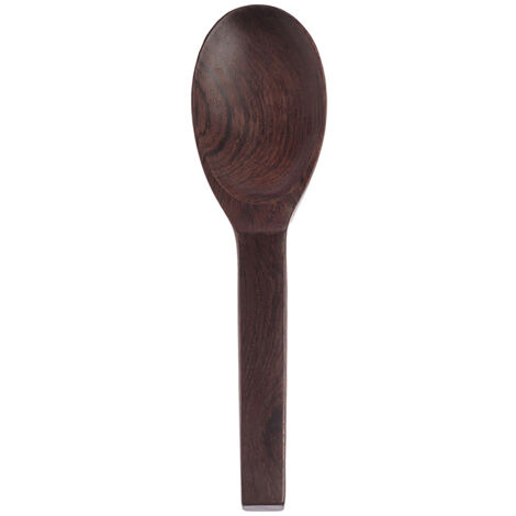 Cuillère de Service en Bois de Rose Naturel - 22.5cm - Finition Artisanale - Accessoire de Cuisine Éthique et Durable - Style Ethnique et Authentique (1/3)
